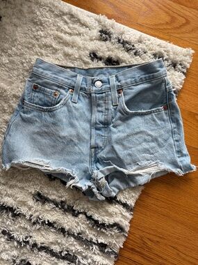 Levi’s Light Blue Denim Cutoff Women's Shorts